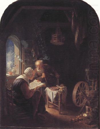 Gerrit Dou Tobit and Anna (mk33) china oil painting image